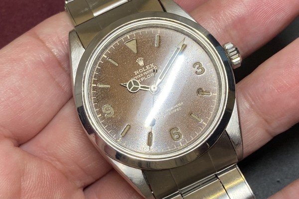 ロレックス EXPLORER Ref-1016 Chapterring Tropical Dial（RS-115／1963年)の詳細写真13枚目