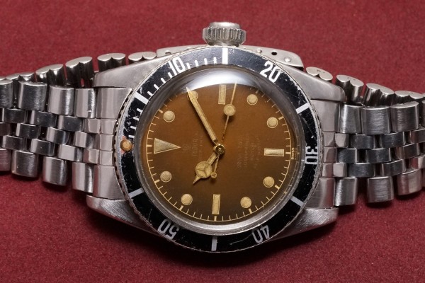 チュードル サブマリーナ Ref-7924 Big Crown Tropical Dial（TS-01／1958年)の詳細写真4枚目