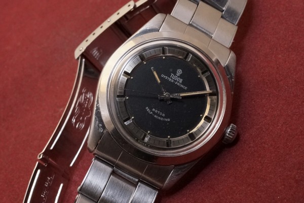 チュードル OYSTER-PRINCE Ref-7990/4 Small Rose Tuxedo Dial（TO-02／1968年)の詳細写真3枚目