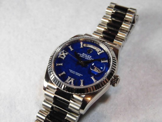 ロレックス デイデイト Ref-128239 Lapis Lazuli  Dial（RD-62／2022年)の詳細写真2枚目