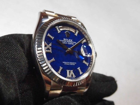 ロレックス デイデイト Ref-128239 Lapis Lazuli  Dial（RD-62／2022年)の詳細写真8枚目