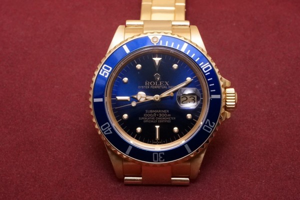 ロレックス サブマリーナ DATE Ref-16808 Blue Nipple Dial（RD-67／1988年)の詳細写真2枚目