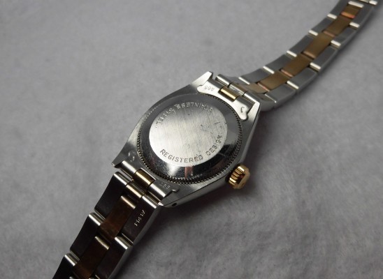 レディース ロレックス OYSTER PERPETUAL Zephyr SS/YG（LR-66／1978年)の詳細写真7枚目