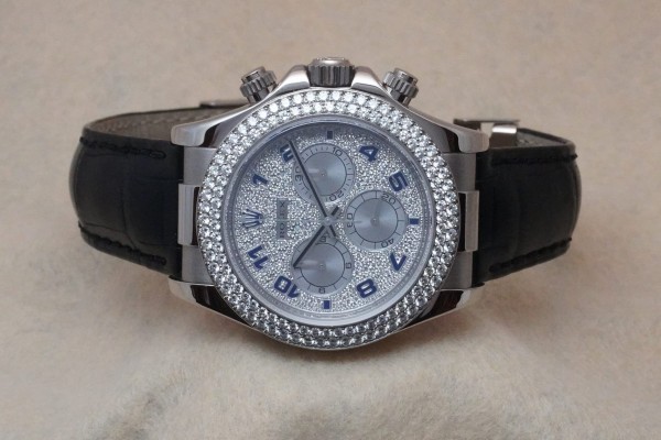 ロレックス  デイトナ Ref-116589RBR PAVE DIAMOND DIAL GUARANTEE（RD-97／2001年)の詳細写真4枚目