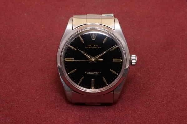 ロレックス PERPETUAL Ref-6564 Black Gilt Dial（RO-251／1959年)の詳細写真2枚目