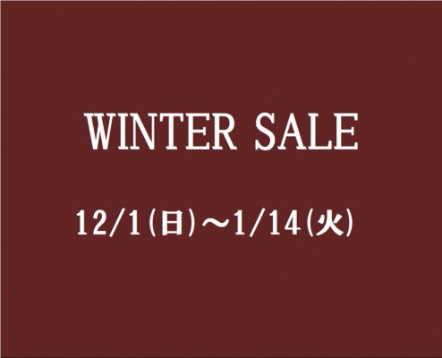 Winter Sale 開催の件（／)の詳細写真1枚目