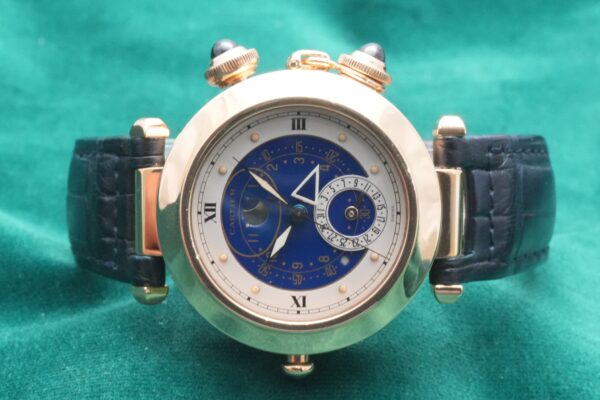 カルティエ PASHA ALARM MOON AND DATE QUARZ REF.30011（02／1987年)の詳細写真4枚目