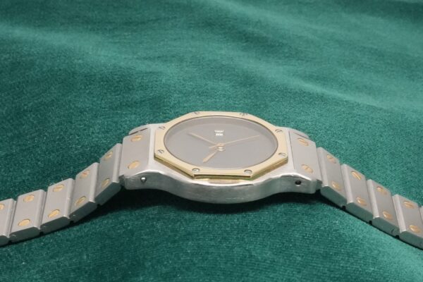 カルティエ LM SANTOS OCTAGON YG/SS Ref.2966 GHOST DIAL（05／1980s)の詳細写真5枚目