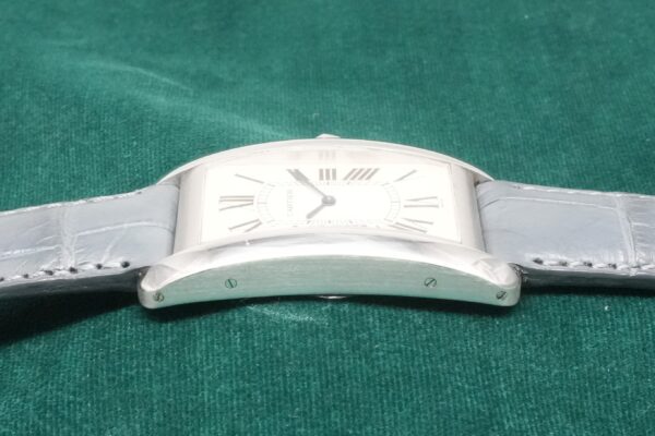 カルティエ TANKAMERICAN  XL 1736 18KWG（03／1990s)の詳細写真5枚目