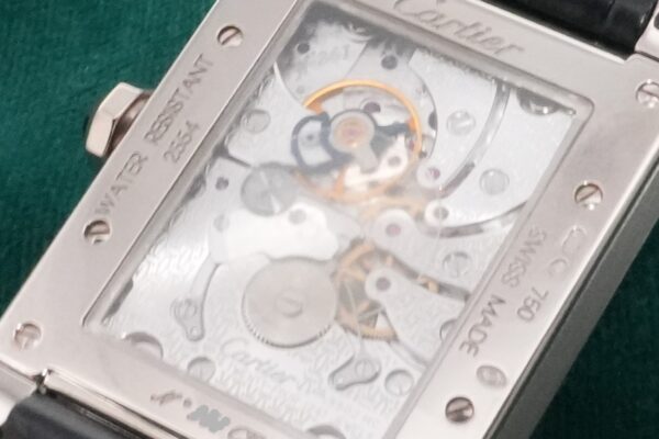 カルティエ TANK A AND A VIS CPCP TIME & CALENDAR APERTUREST（04／2000s)の詳細写真10枚目
