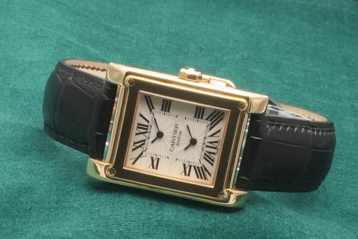 カルティエ TANK A AND A VIS CPCP DUAL TIME ZONE 2551(06/2000s)