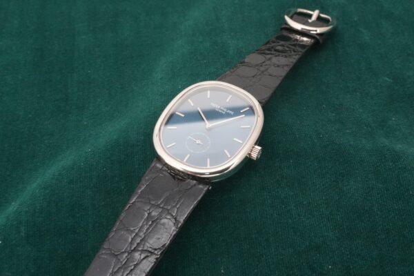 パテック・フィリップ GOLDEN ELLIPSE WG BLUE DIAL 3978（14／1990s)の詳細写真4枚目