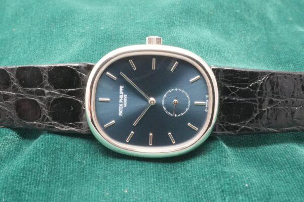 パテック・フィリップ GOLDEN ELLIPSE WG BLUE DIAL 3978（14／1990s)の詳細写真3枚目