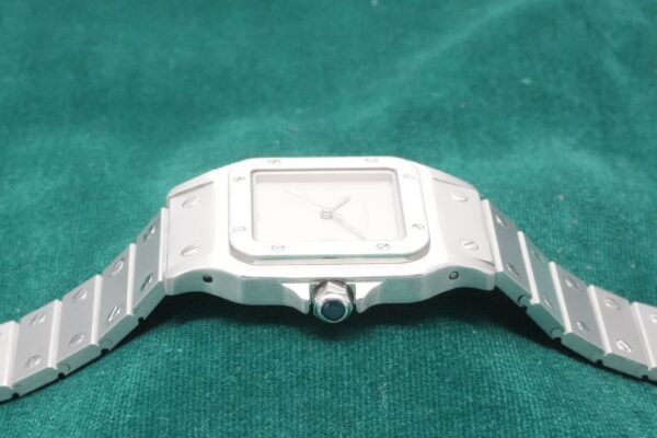 カルティエ SANTOS CARREE LM SS 2960 GHOST DIAL（09／1980s)の詳細写真5枚目