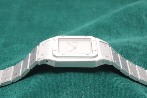 カルティエ SANTOS CARREE LM SS 2960 GHOST DIAL（09／1980s)の詳細写真6枚目