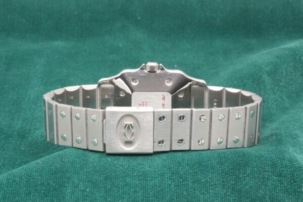 カルティエ SANTOS CARREE LM SS 2960 GHOST DIAL（09／1980s)の詳細写真8枚目