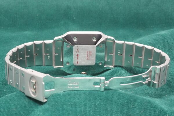 カルティエ SANTOS CARREE LM SS 2960 GHOST DIAL（09／1980s)の詳細写真9枚目