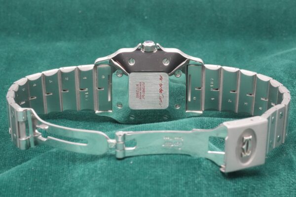カルティエ SANTOS CARREE LM SS 2960 GHOST DIAL（09／1980s)の詳細写真10枚目