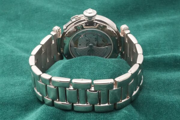 カルティエ 2402 PASHA GRID 38mm 18KWG（10／2000年前後)の詳細写真6枚目