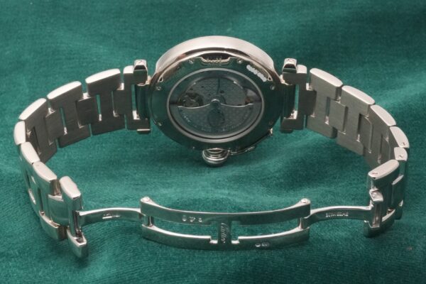 カルティエ 2402 PASHA GRID 38mm 18KWG（10／2000年前後)の詳細写真9枚目