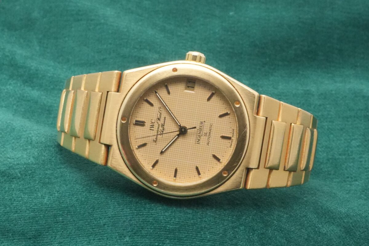 IWC 9225 インヂュニア SL 18KYG(03/1990年前後)