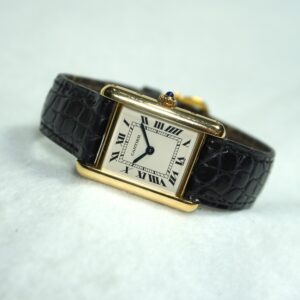 レディース カルティエ TANK 18KYG SM QZ