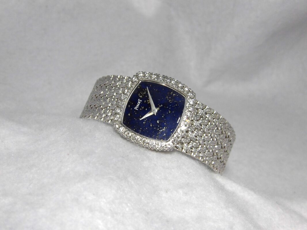 レディース PIAGET Ref.9234D2 LAPIS LAZULI DIAL DAIMONDBEZEL(ML-12/1980s)