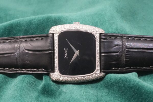 PIAGET Ref.94585 WHITEGOLD DIAMOND ONYX DIAL（PL01／1980s)の詳細写真4枚目