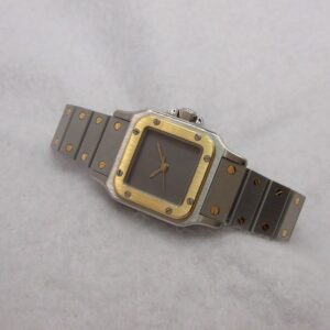 レディース  カルティエ  SANTOS CARREE 9641 GHOST DIAL SS/YG