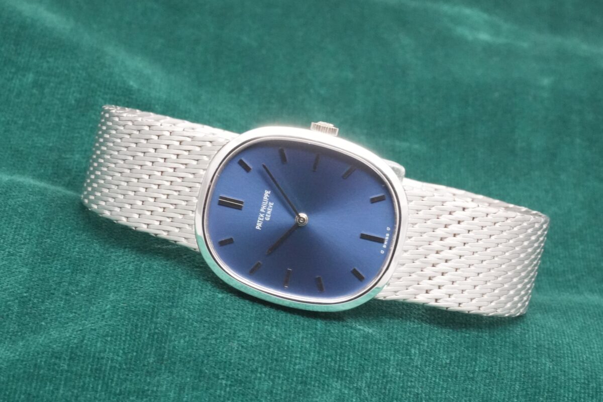 パテック・フィリップ GOLDEN ELLIPSE WG BRACELET BLUE DIAL 3548/1(16/1974年)