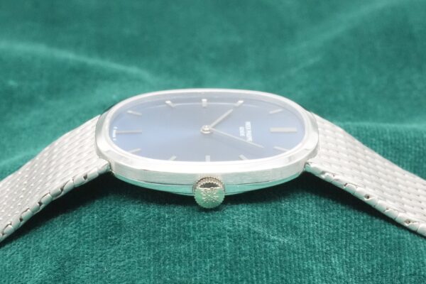 パテック・フィリップ GOLDEN ELLIPSE WG BRACELET BLUE DIAL 3548/1（16／1974年)の詳細写真5枚目