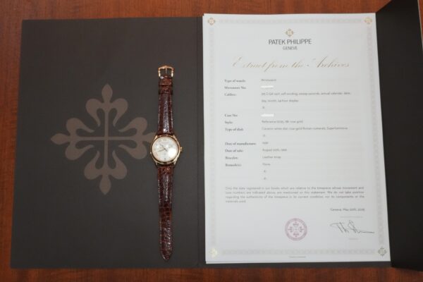パテック・フィリップ COMPLICATED WATCHES ANNUAL CALENDAR 18KRG REF.5035（17／1996年)の詳細写真9枚目