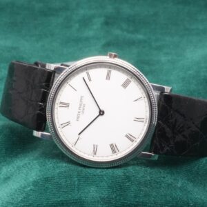 パテック・フィリップ カラトラバ WG WHITE ROMAN DIAL 3520D