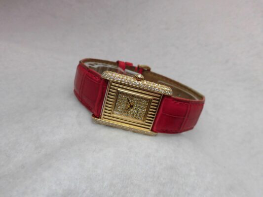 Boys カルティエ TANK LM Pave Dial 18KYG（MB-01／1980ｓ)の詳細写真1枚目