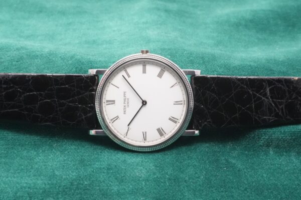 パテック・フィリップ カラトラバ WG WHITE ROMAN DIAL 3520D（20／1990s)の詳細写真3枚目