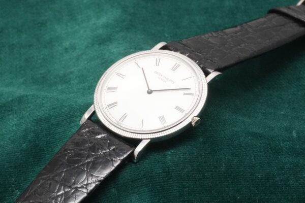 パテック・フィリップ カラトラバ WG WHITE ROMAN DIAL 3520D（20／1990s)の詳細写真4枚目