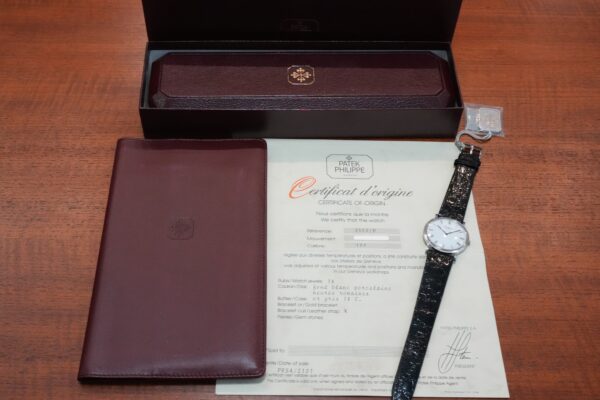 パテック・フィリップ カラトラバ WG WHITE ROMAN DIAL 3520D（20／1990s)の詳細写真10枚目