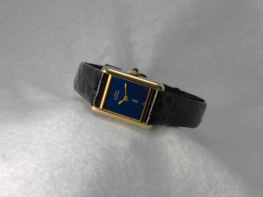レディース カルティエ must tank Vermeil Lapiscolar Dial(ML-22/1970s)