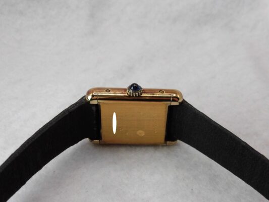 レディース カルティエ must tank Vermeil Lapiscolar Dial（ML-22／1970ｓ)の詳細写真4枚目