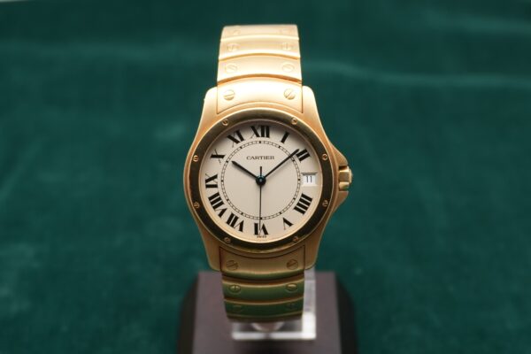 カルティエ SANTOS COUGAR YG REF.1900 1（22／1990s)の詳細写真2枚目