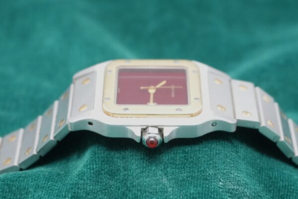 カルティエ SANTOS CARREE LM SS/YG 2961（23／1980s)の詳細写真4枚目