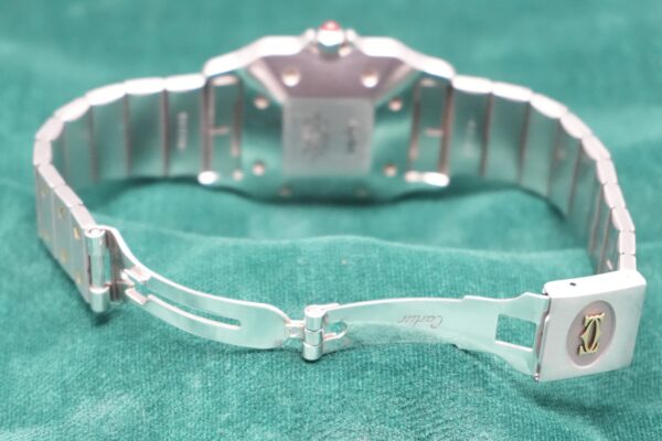 カルティエ SANTOS CARREE LM SS/YG 2961（23／1980s)の詳細写真9枚目