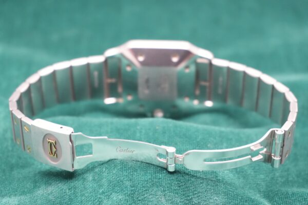 カルティエ SANTOS CARREE LM SS/YG 2961（23／1980s)の詳細写真10枚目