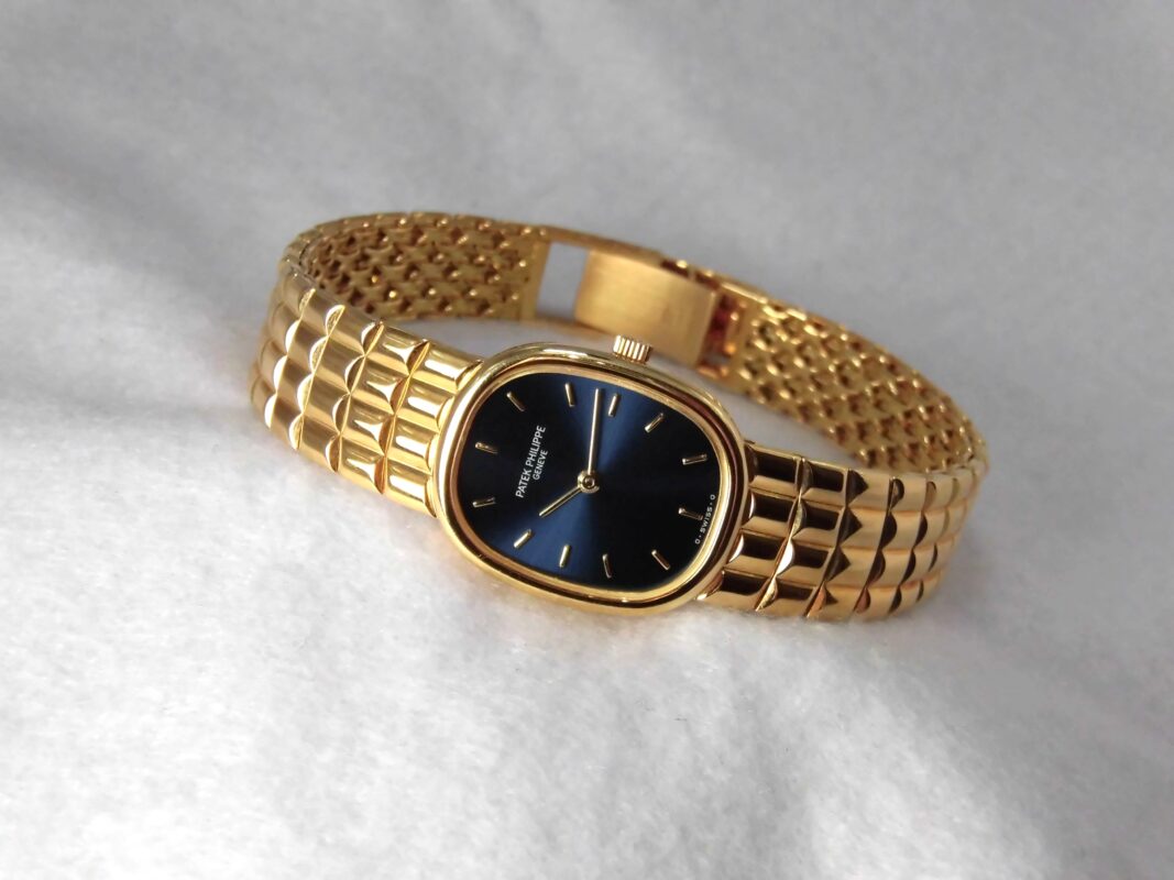 レディース パテック・フィリップ GOLDEN ELLIPSE BLUE DIAL 4764/15(ML-22/1990s)