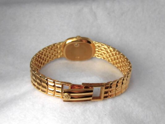 レディース パテック・フィリップ GOLDEN ELLIPSE BLUE DIAL 4764/15（ML-22／1990ｓ)の詳細写真4枚目