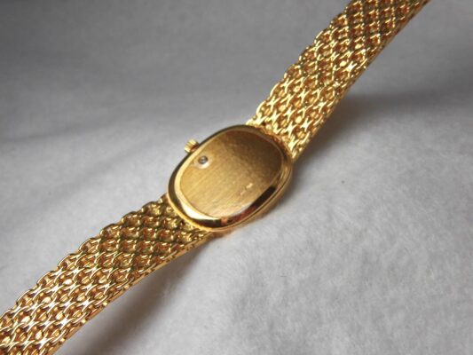 レディース パテック・フィリップ GOLDEN ELLIPSE BLUE DIAL 4764/15（ML-22／1990ｓ)の詳細写真7枚目