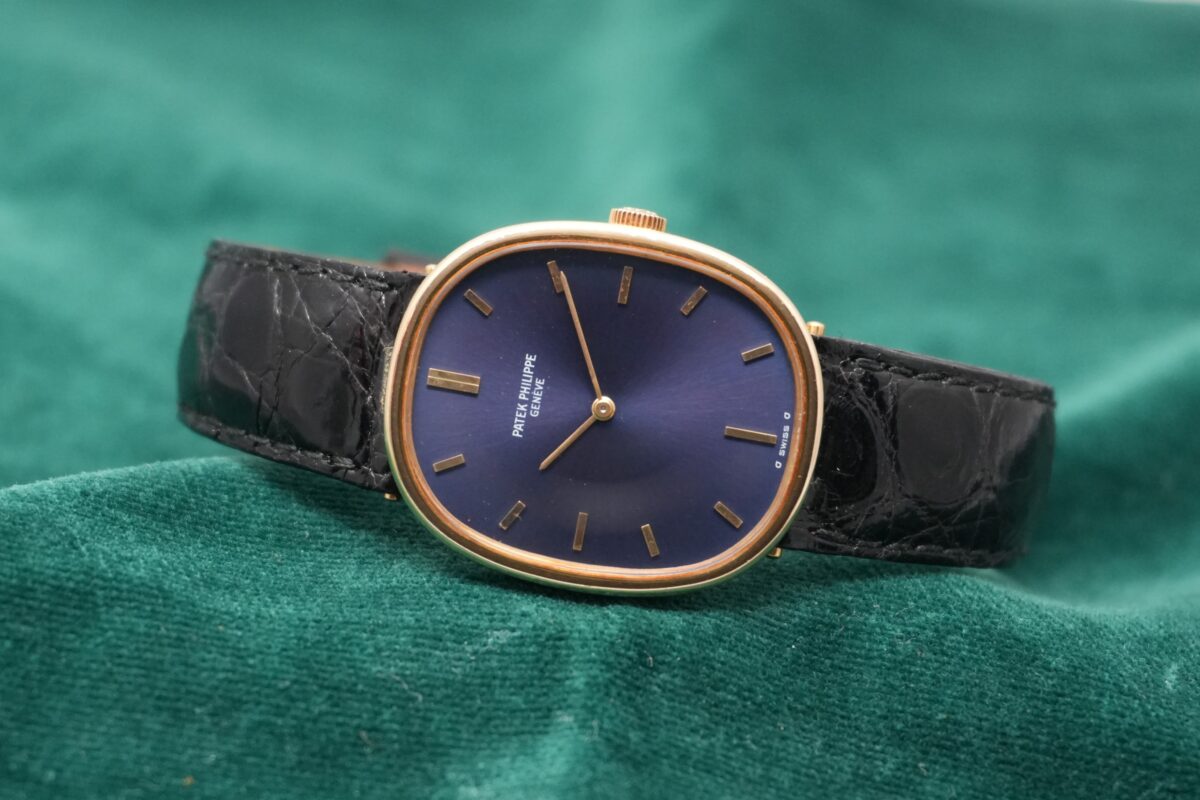 パテックフィリップ♥正史 パテック・フィリップ GOLDEN ELLIPSE YG PURPLE DIAL 3848（34