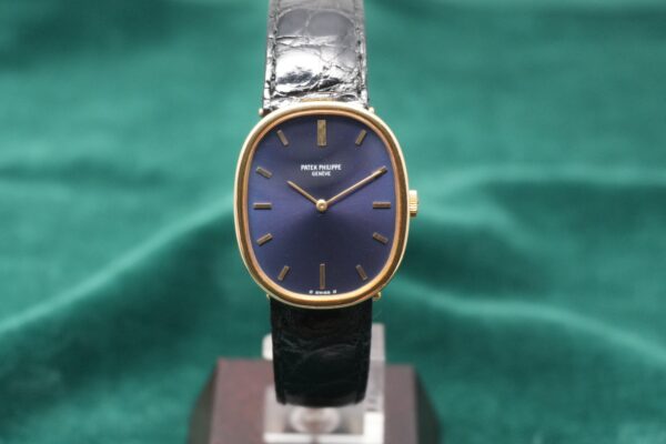 パテック・フィリップ GOLDEN ELLIPSE YG PURPLE DIAL 3848（34／1976年)の詳細写真2枚目