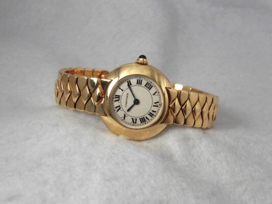 レディース カルティエ VANDOME 18KYG Bracelet（ML-26／1990ｓ)の詳細写真1枚目