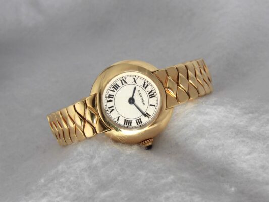 レディース カルティエ VANDOME 18KYG Bracelet（ML-26／1990ｓ)の詳細写真2枚目